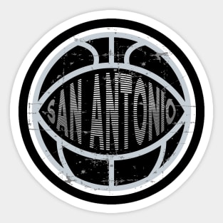 San Antonio Basketball 2 Sticker